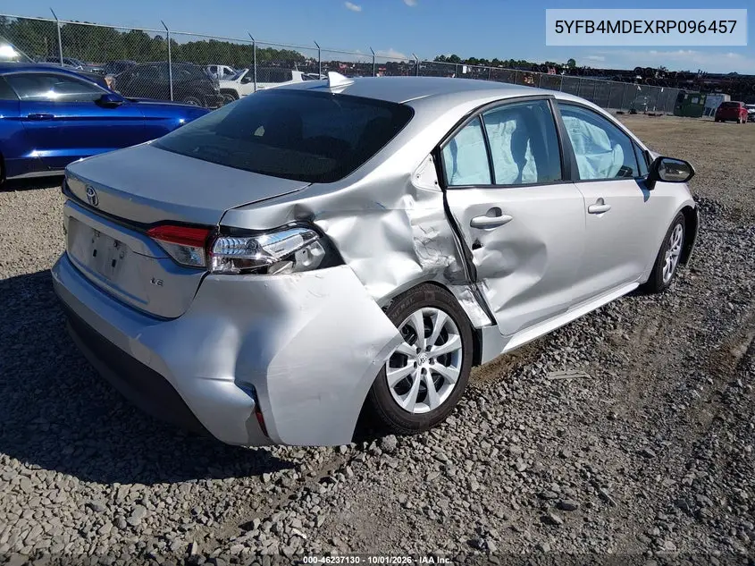 2024 TOYOTA COROLLA VIN 5YFB4MDEXRP096457 — фото 4