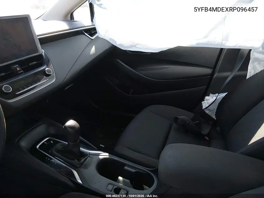 2024 TOYOTA COROLLA VIN 5YFB4MDEXRP096457 — фото 5