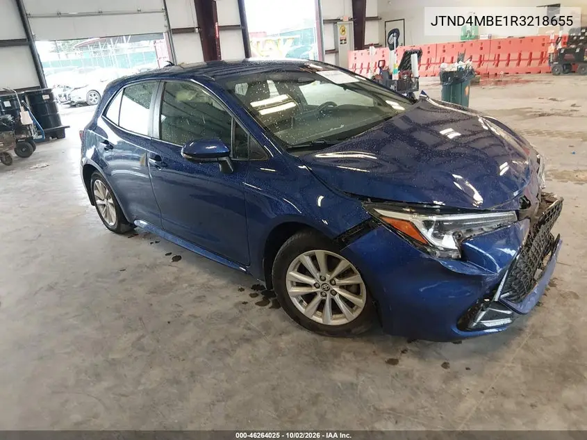 TOYOTA COROLLA 2024, VIN JTND4MBE1R3218655
