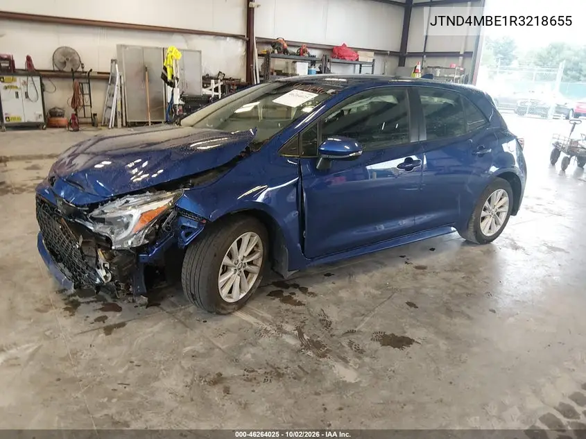 2024 TOYOTA COROLLA VIN JTND4MBE1R3218655 — фото 2