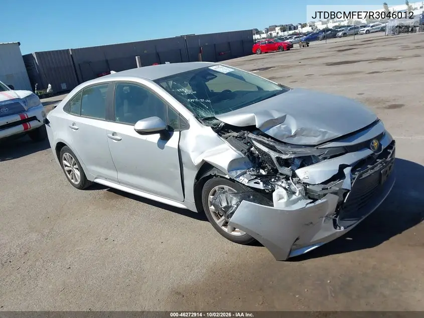 TOYOTA COROLLA 2024, VIN JTDBCMFE7R3046012