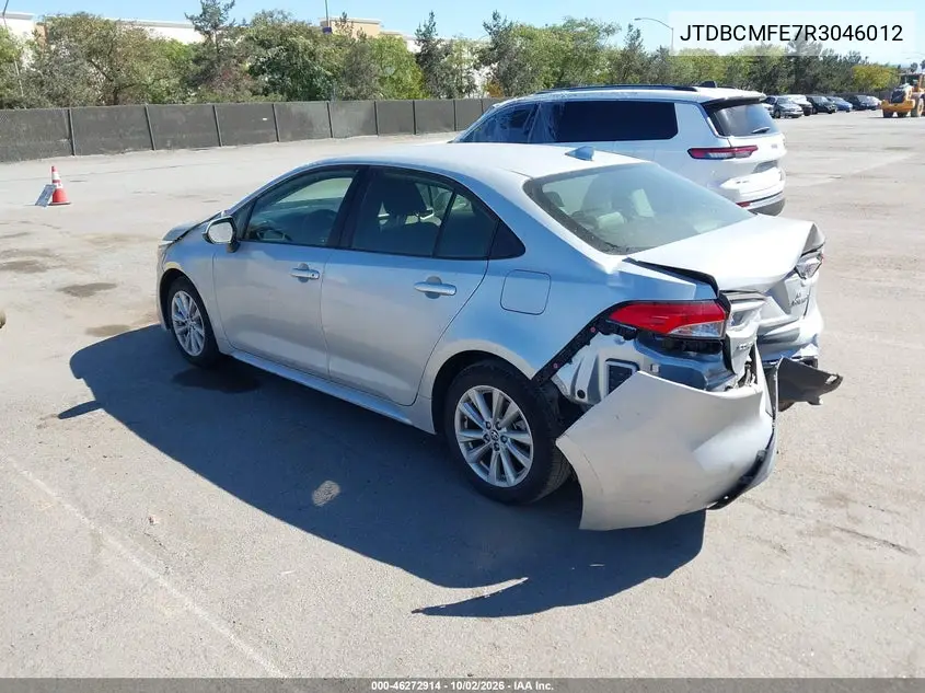 2024 TOYOTA COROLLA VIN JTDBCMFE7R3046012 — фото 3