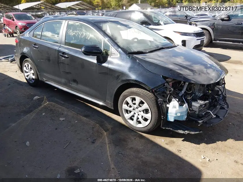 TOYOTA COROLLA 2024, VIN JTDBCMFEXR3028717