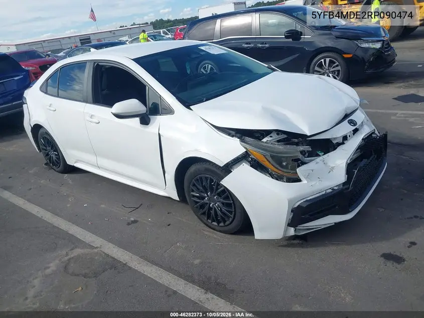 TOYOTA COROLLA 2024, VIN 5YFB4MDE2RP090474