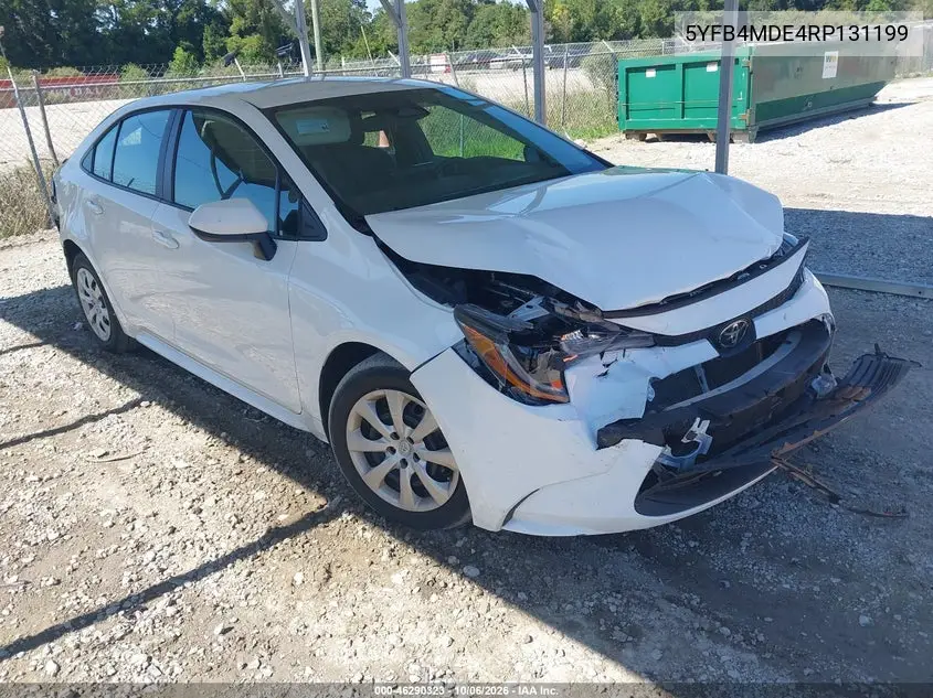 TOYOTA COROLLA 2024, VIN 5YFB4MDE4RP131199