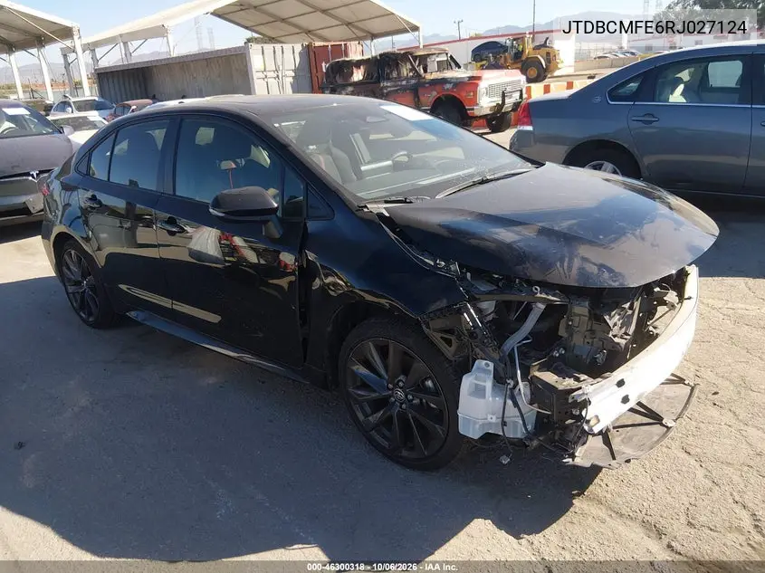 TOYOTA COROLLA 2024, VIN JTDBCMFE6RJ027124