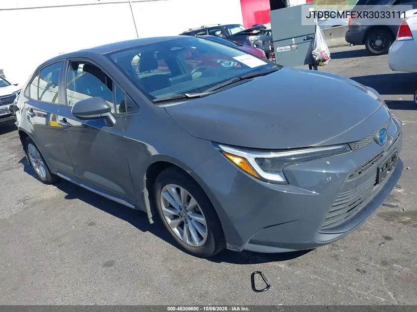 TOYOTA COROLLA 2024, VIN JTDBCMFEXR3033111