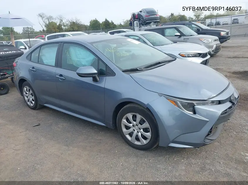 TOYOTA COROLLA 2024, VIN 5YFB4MDE9RP146037