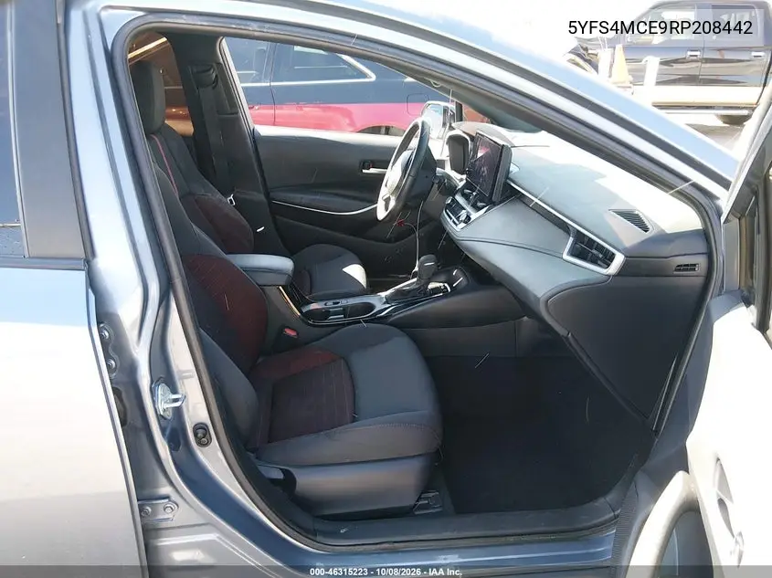 2024 TOYOTA COROLLA VIN 5YFS4MCE9RP208442 — фото 5