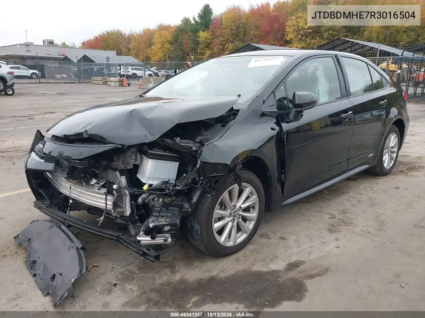 2024 TOYOTA COROLLA VIN JTDBDMHE7R3016504 — фото 2