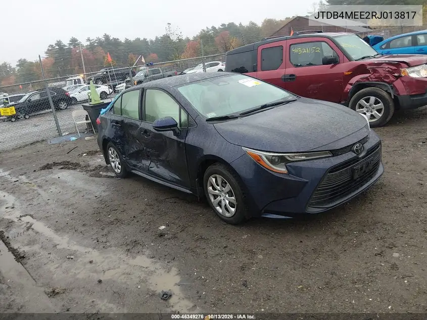 TOYOTA COROLLA 2024, VIN JTDB4MEE2RJ013817