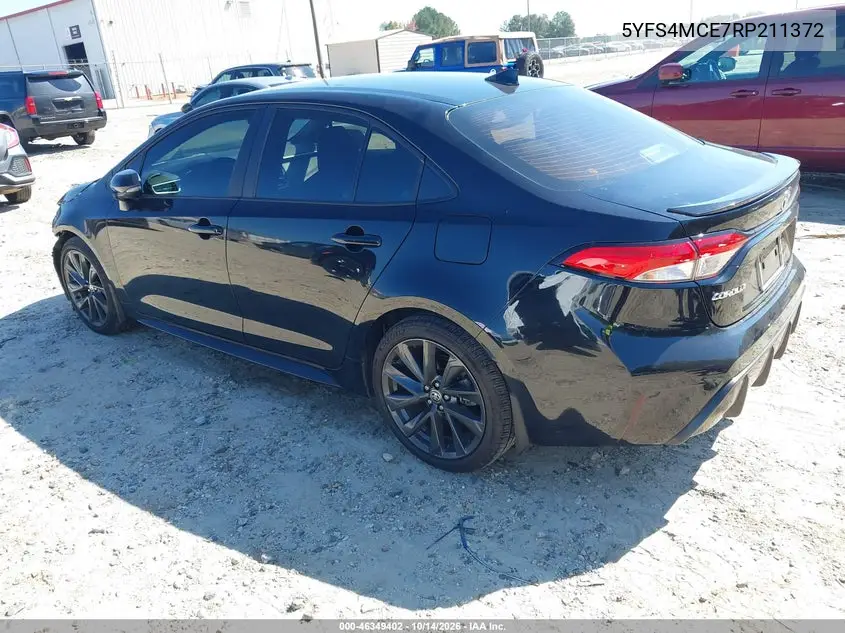 2024 TOYOTA COROLLA VIN 5YFS4MCE7RP211372 — фото 3