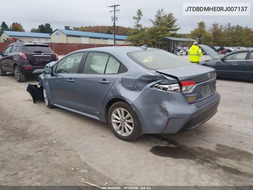 2024 TOYOTA COROLLA VIN JTDBDMHE0RJ007137 — фото 3