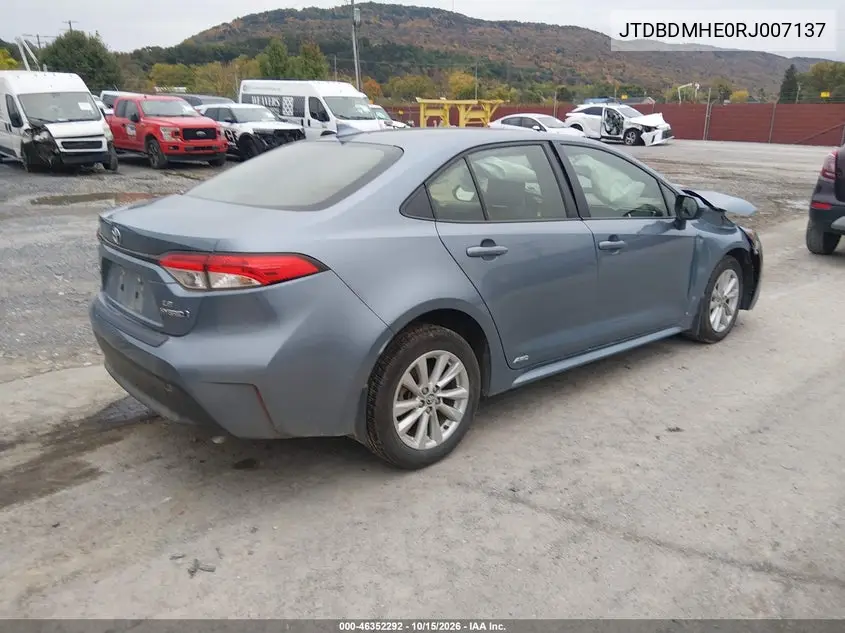 2024 TOYOTA COROLLA VIN JTDBDMHE0RJ007137 — фото 4