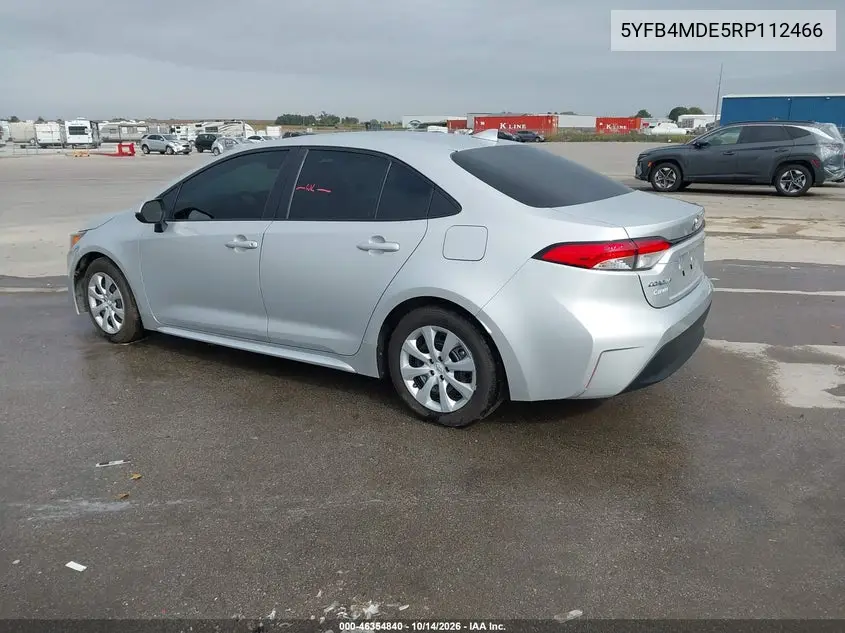 2024 TOYOTA COROLLA VIN 5YFB4MDE5RP112466 — фото 3