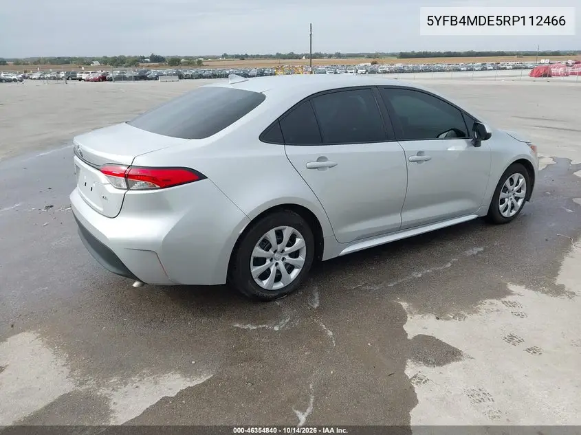 2024 TOYOTA COROLLA VIN 5YFB4MDE5RP112466 — фото 4
