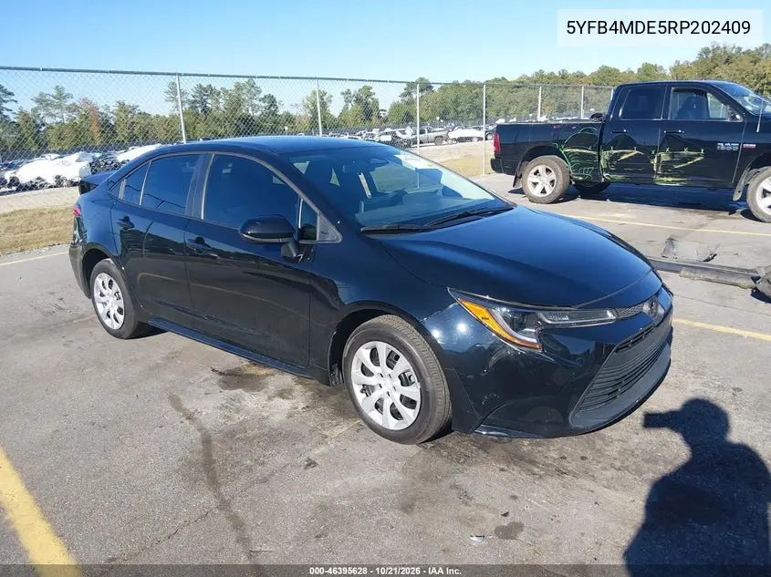 TOYOTA COROLLA 2024, VIN 5YFB4MDE5RP202409