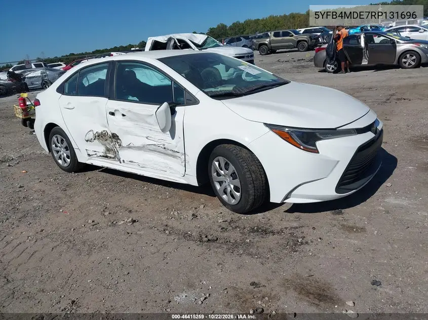 TOYOTA COROLLA 2024, VIN 5YFB4MDE7RP131696