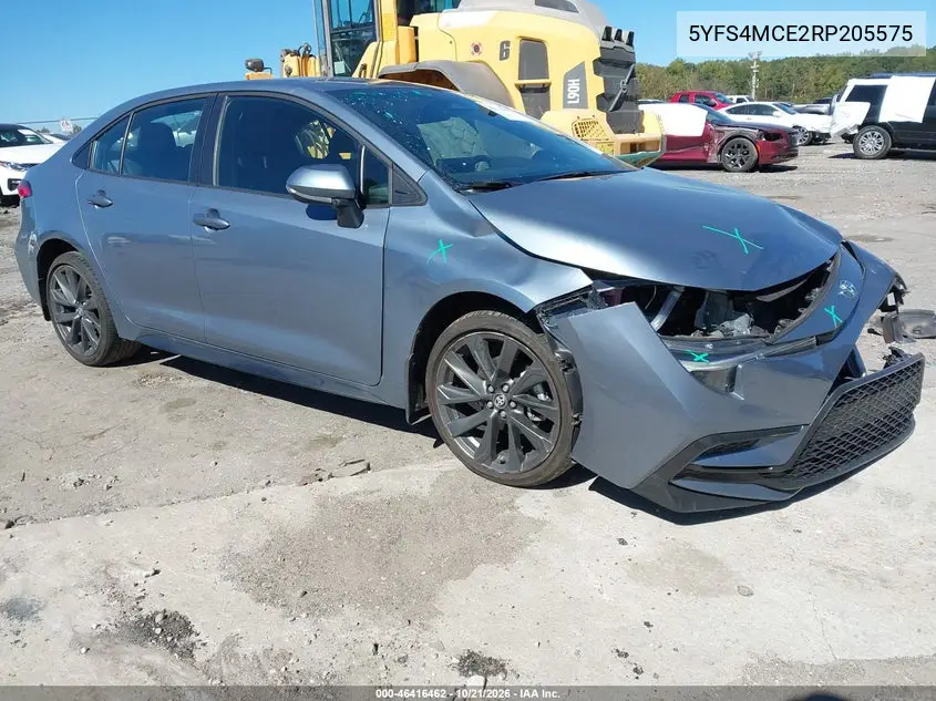 TOYOTA COROLLA 2024, VIN 5YFS4MCE2RP205575