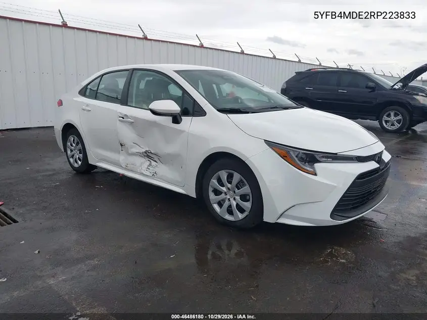 TOYOTA COROLLA 2024, VIN 5YFB4MDE2RP223833