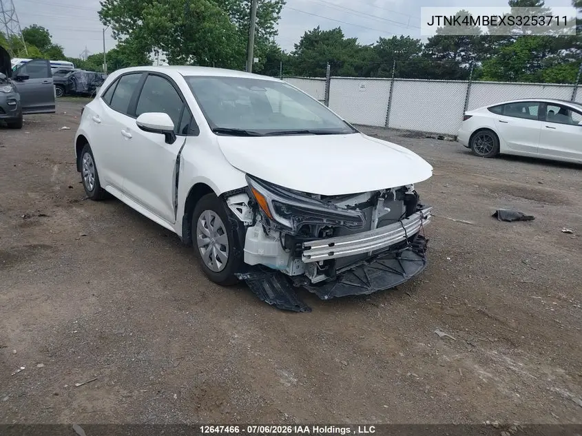 TOYOTA COROLLA 2025, VIN JTNK4MBEXS3253711