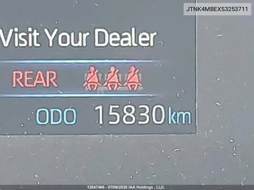 2025 TOYOTA COROLLA VIN JTNK4MBEXS3253711 — фото 15
