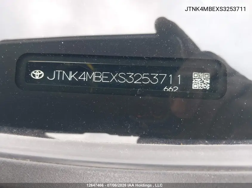 2025 TOYOTA COROLLA VIN JTNK4MBEXS3253711 — фото 18