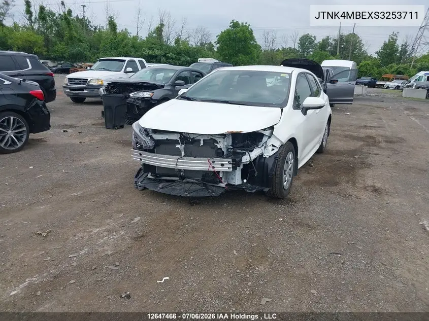 2025 TOYOTA COROLLA VIN JTNK4MBEXS3253711 — фото 2