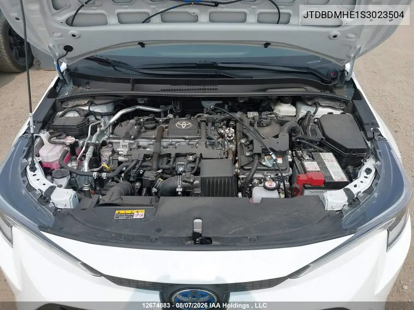 2025 TOYOTA COROLLA VIN JTDBDMHE1S3023504 — фото 9