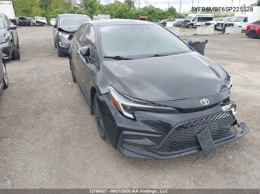 TOYOTA COROLLA 2025, VIN 5YFB4MBE6SP225528
