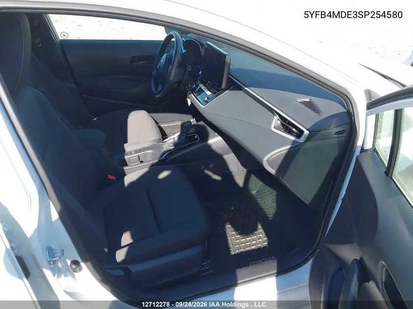 2025 TOYOTA COROLLA VIN 5YFB4MDE3SP254580 — фото 5