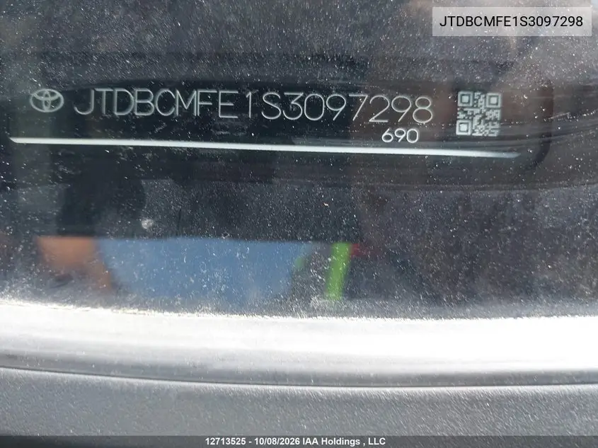 2025 TOYOTA COROLLA VIN JTDBCMFE1S3097298 — фото 20