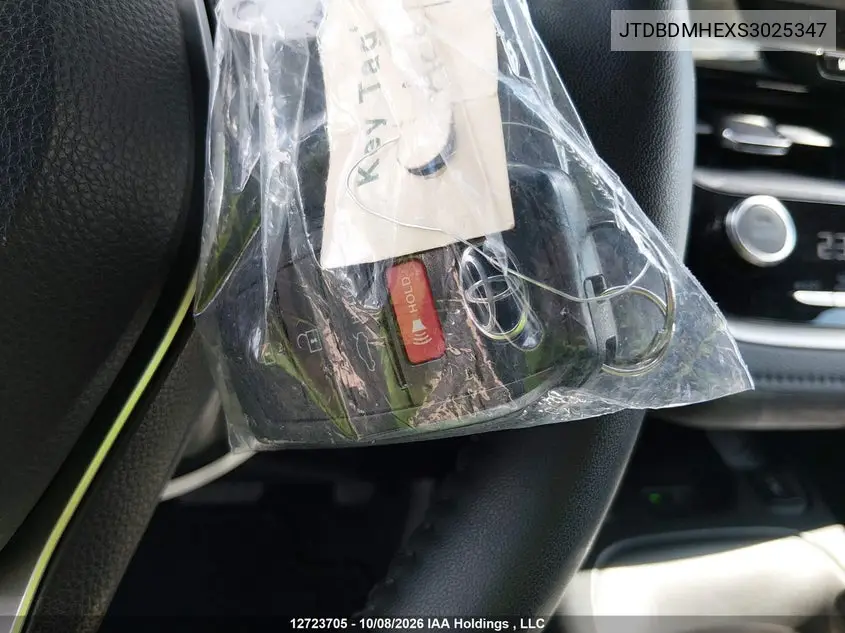 2025 TOYOTA COROLLA VIN JTDBDMHEXS3025347 — фото 11