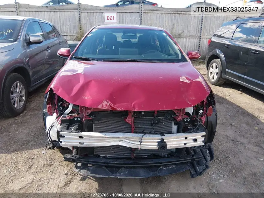 2025 TOYOTA COROLLA VIN JTDBDMHEXS3025347 — фото 13