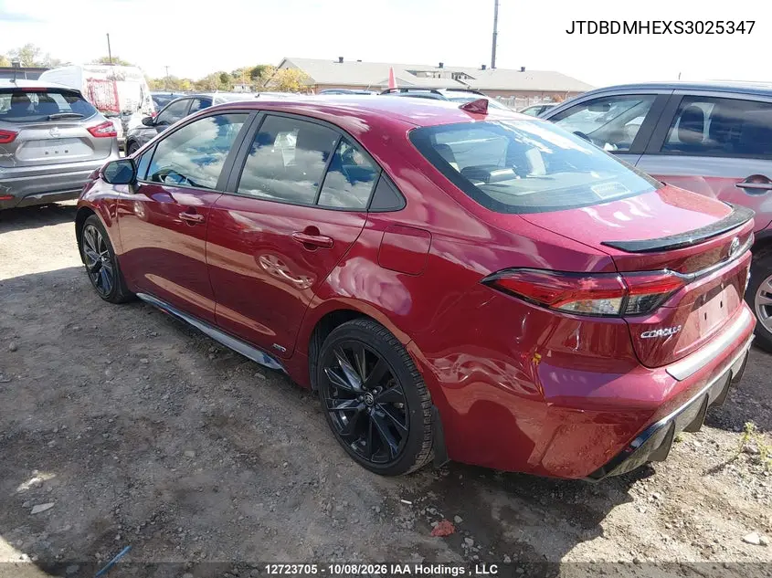 2025 TOYOTA COROLLA VIN JTDBDMHEXS3025347 — фото 15