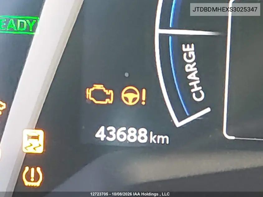 2025 TOYOTA COROLLA VIN JTDBDMHEXS3025347 — фото 16
