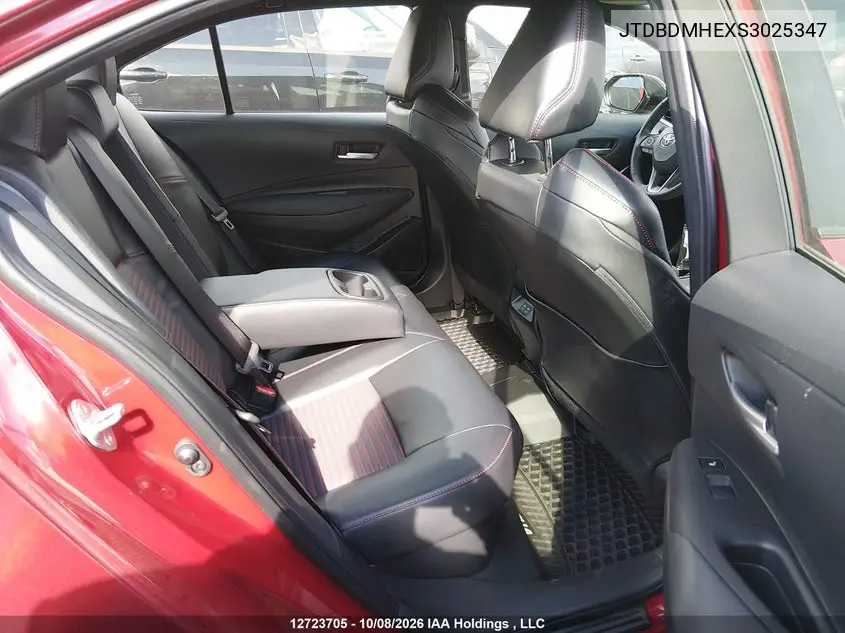 2025 TOYOTA COROLLA VIN JTDBDMHEXS3025347 — фото 8