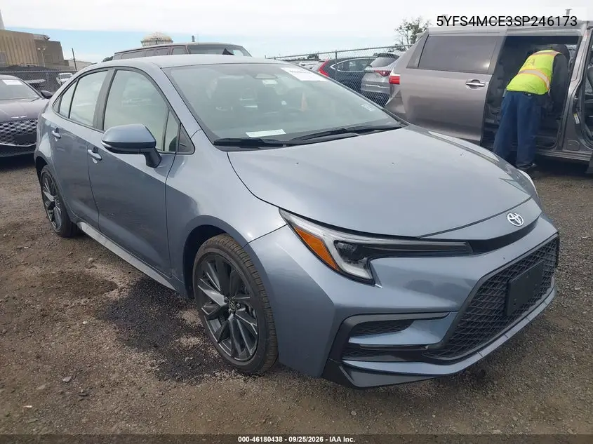 TOYOTA COROLLA 2025, VIN 5YFS4MCE3SP246173