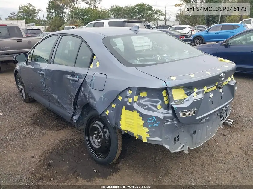 2025 TOYOTA COROLLA VIN 5YFS4MCE3SP246173 — фото 3