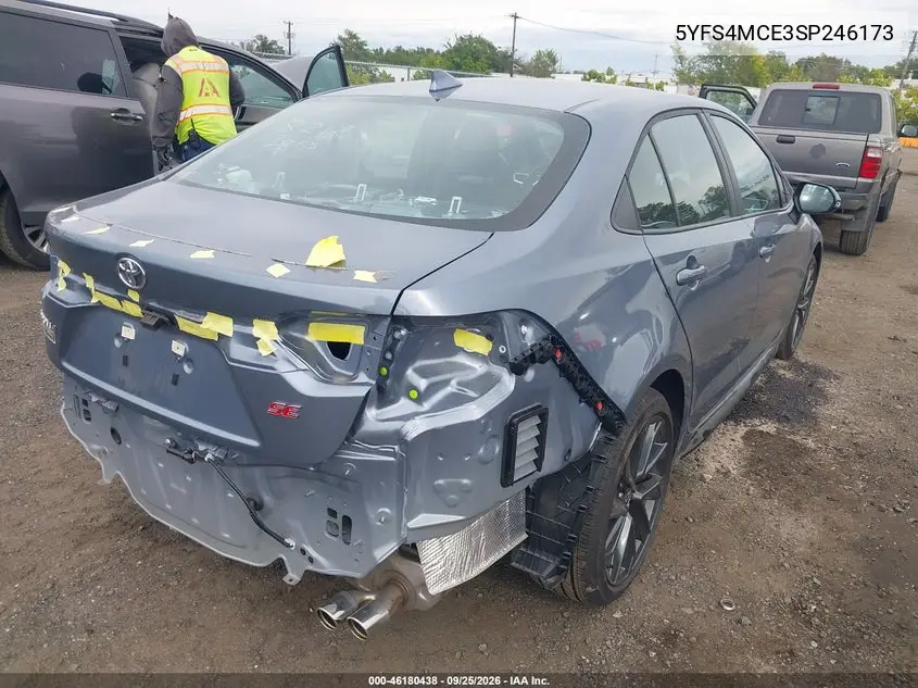 2025 TOYOTA COROLLA VIN 5YFS4MCE3SP246173 — фото 4