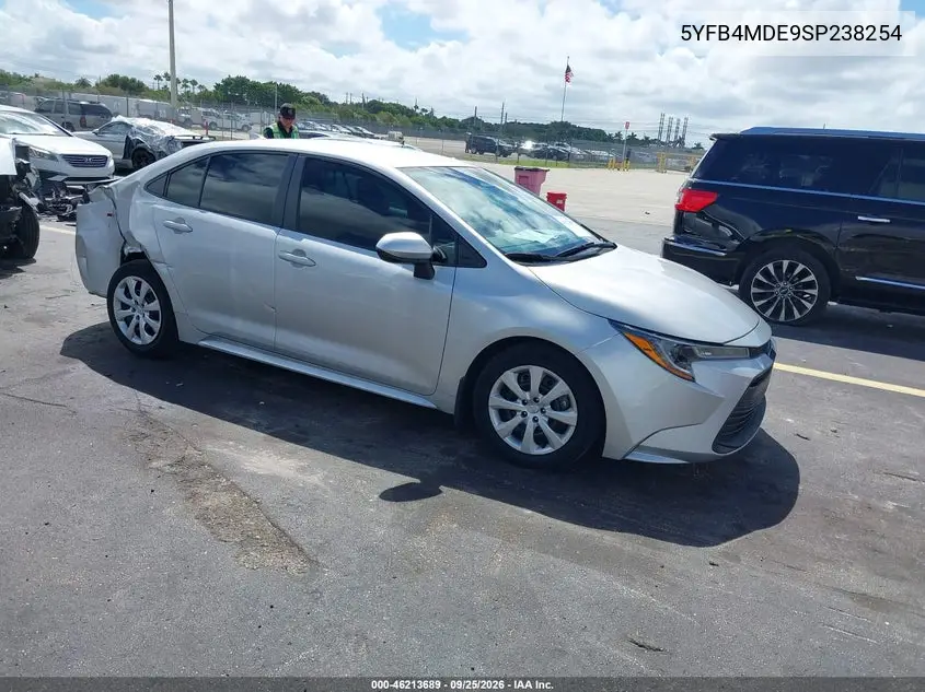 TOYOTA COROLLA 2025, VIN 5YFB4MDE9SP238254