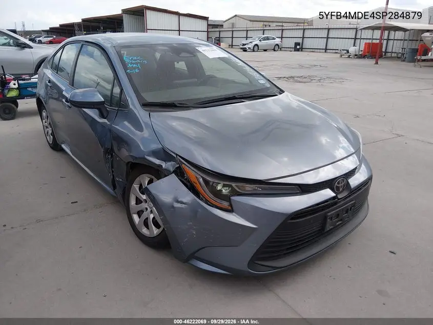 TOYOTA COROLLA 2025, VIN 5YFB4MDE4SP284879
