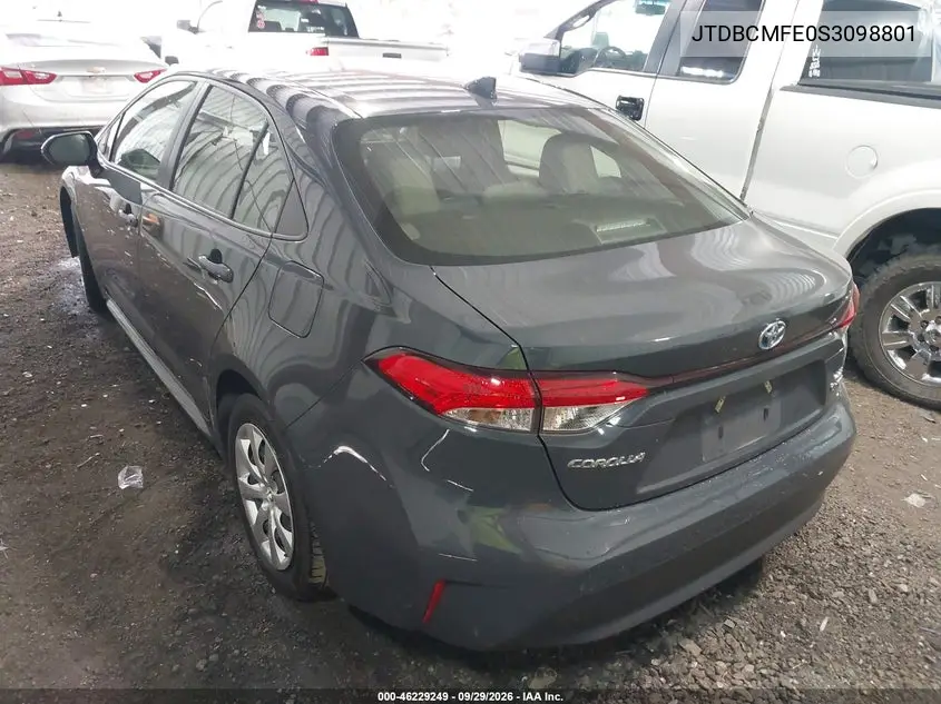 2025 TOYOTA COROLLA VIN JTDBCMFE0S3098801 — фото 3