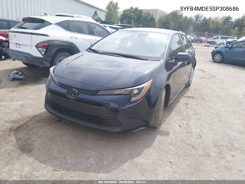 2025 TOYOTA COROLLA VIN 5YFB4MDE5SP308686 — фото 2