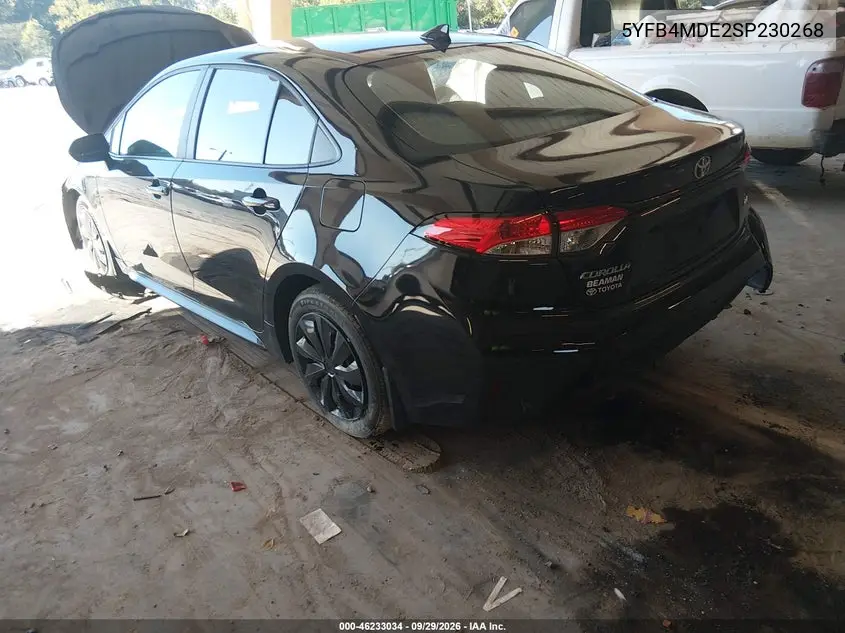 2025 TOYOTA COROLLA VIN 5YFB4MDE2SP230268 — фото 3