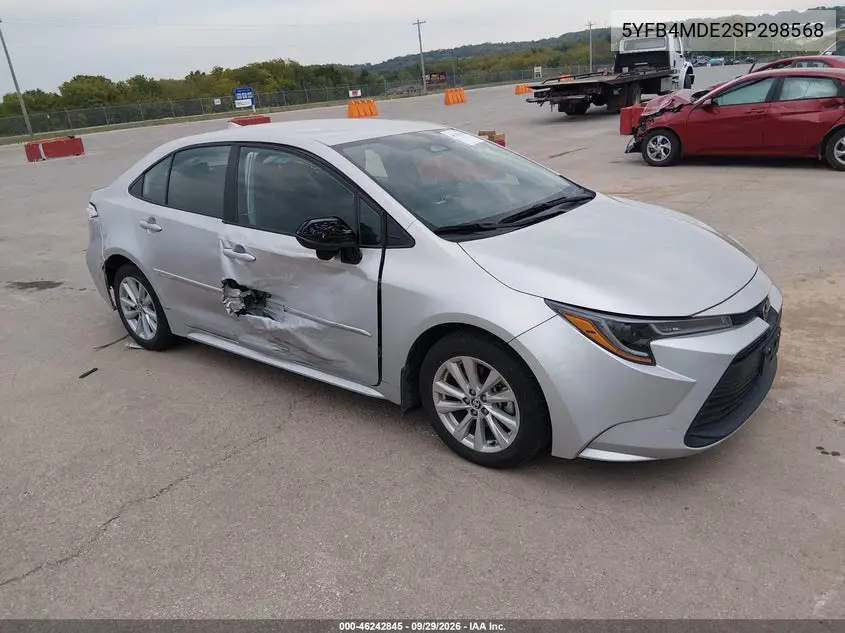 TOYOTA COROLLA 2025, VIN 5YFB4MDE2SP298568