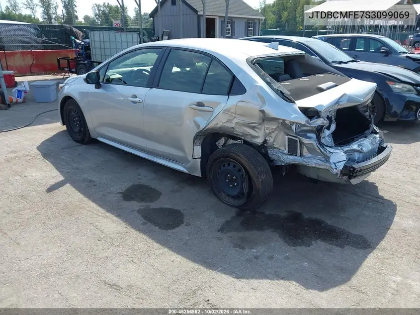 2025 TOYOTA COROLLA VIN JTDBCMFE7S3099069 — фото 3