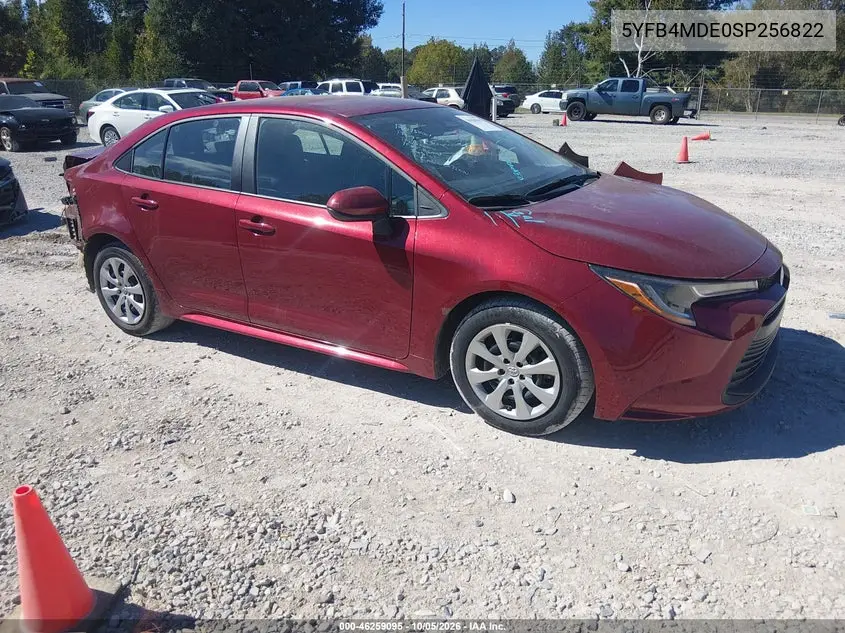 TOYOTA COROLLA 2025, VIN 5YFB4MDE0SP256822