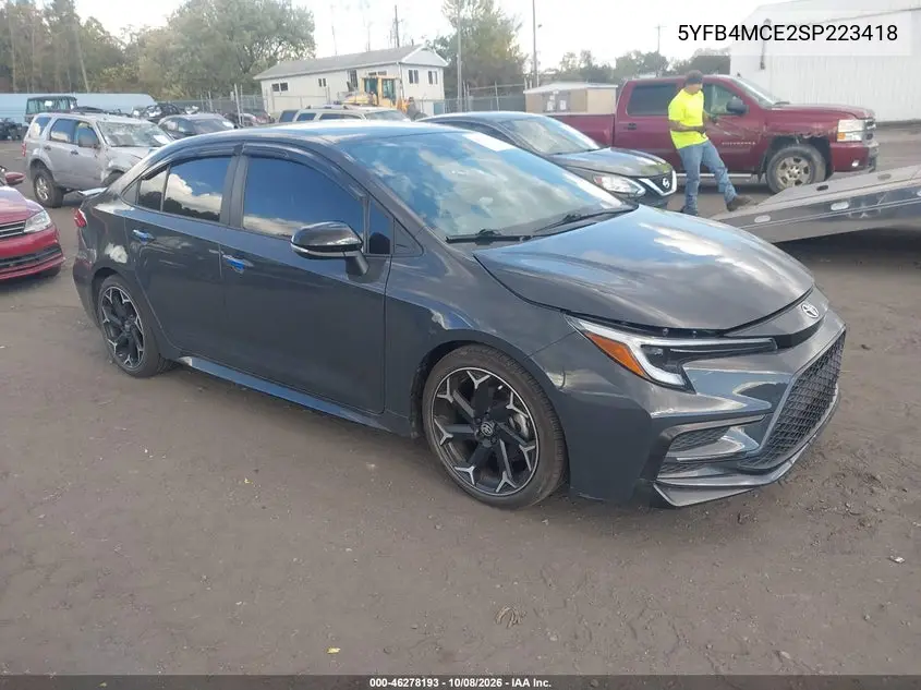 TOYOTA COROLLA 2025, VIN 5YFB4MCE2SP223418