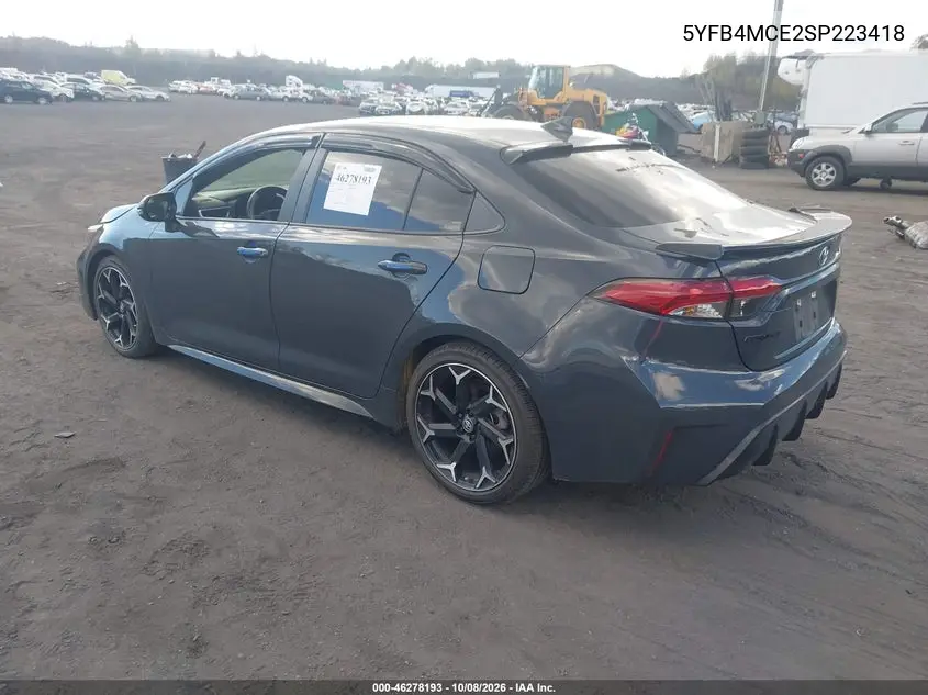 2025 TOYOTA COROLLA VIN 5YFB4MCE2SP223418 — фото 3